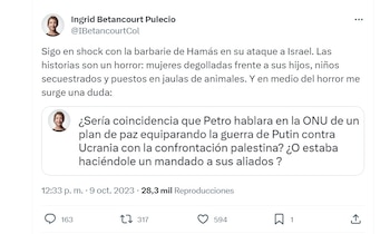 Con este mensaje en su