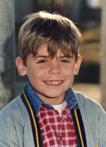 Una imagen de su infancia: