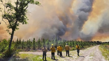 Más de 50 viviendas destruidas en Georgia y Florida por el avance de incendios forestales