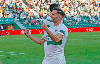 El delantero del Elche Lucas