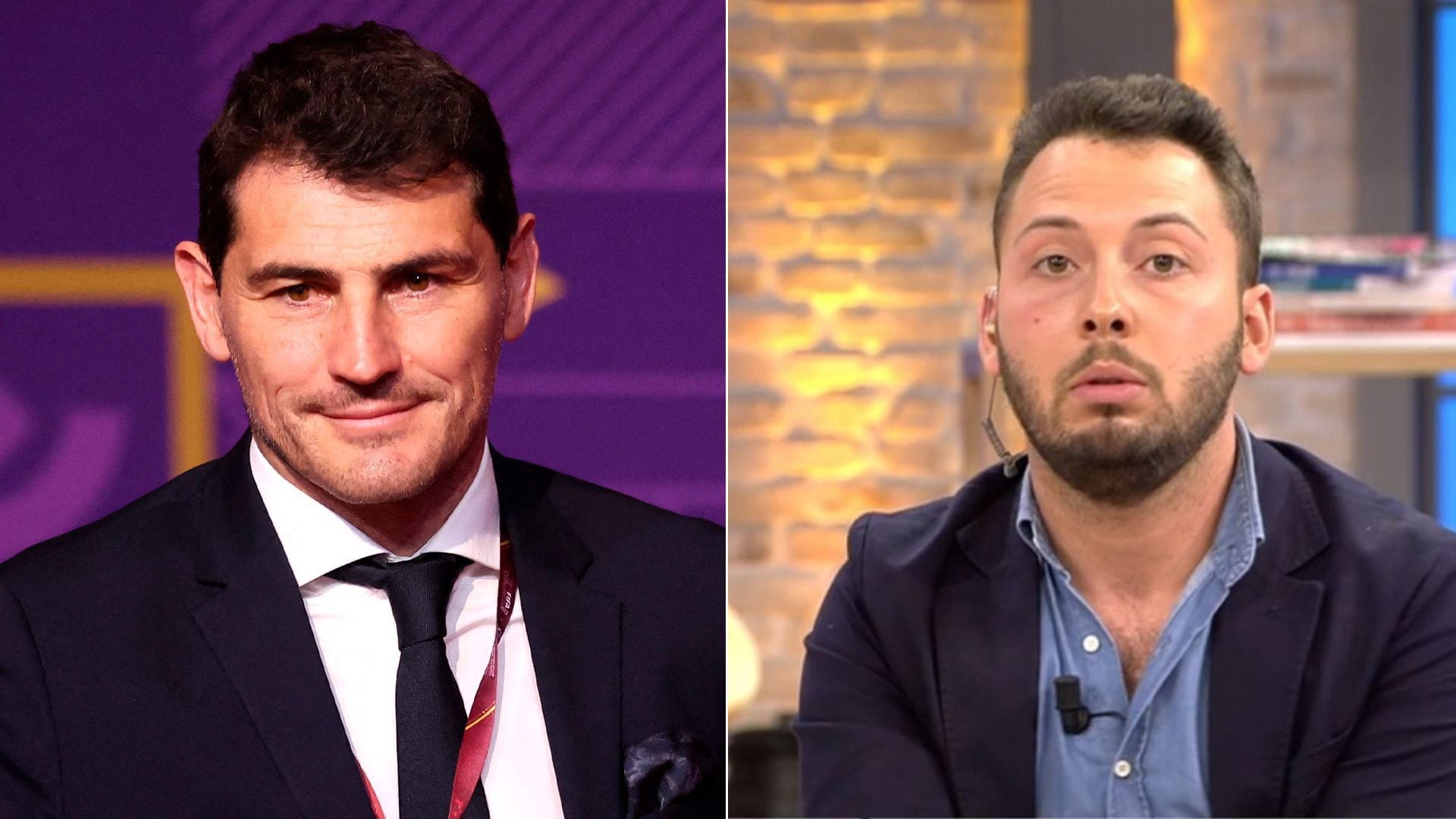 Iker Casillas y José Antonio Avilés (Montaje Infobae España).