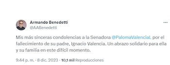 Trino de Armando Benedetti sobre