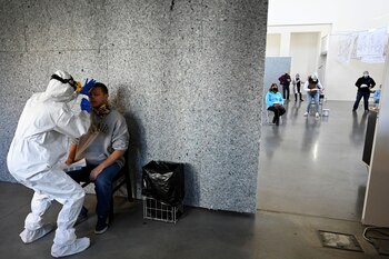 Un enfermero en Zilina, Eslovaquia