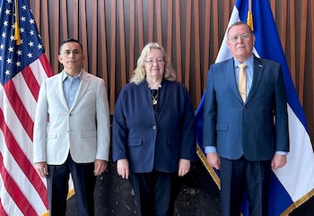 La encargada de Negocios de EE.UU. sostuvo una reunión con autoridades hondureñas. (FOTO: Embajada de EEUU en Tegucigalpa)