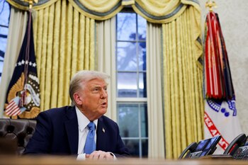 El presidente de Estados Unidos, Donald Trump