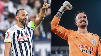 Hernán Barcos construyó una amistad especial con Guillermo Viscarra. - Crédito: Alianza Lima