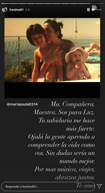 Paula Robles y Francisco Tinelli