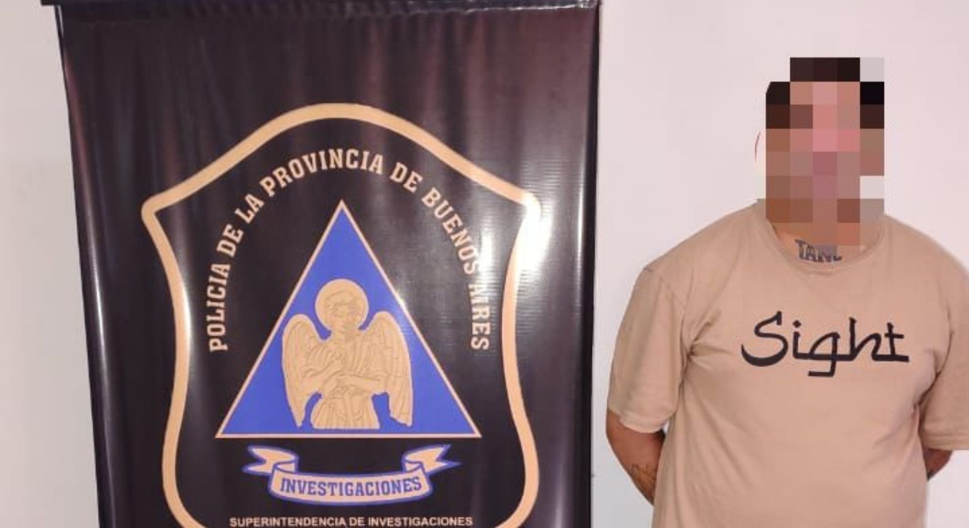 El hombre fue detenido en pleno centro de San Justo, luego de que las autoridades lo siguieran hasta esa zona