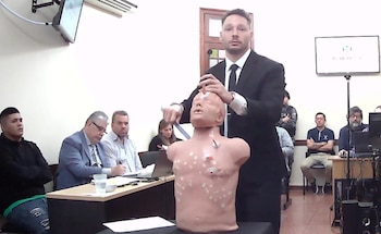 El tribunal analiza las pruebas y testimonios sobre las puñaladas que causaron la muerte de Luis Duarte Vázquez