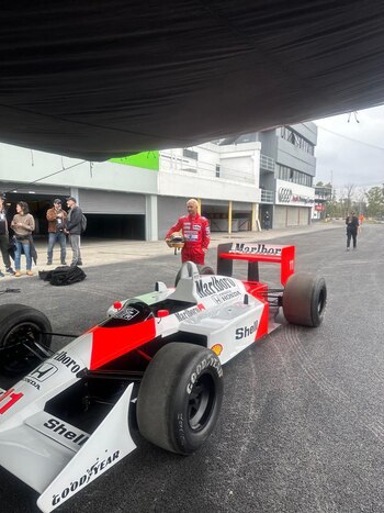 El McLaren MP4/4 en los