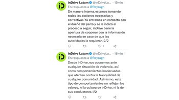 Respuesta de empresa de taxi