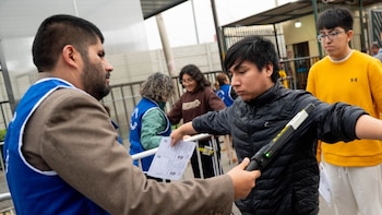 Los estudiantes acudieron desde muy
