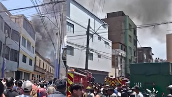 Incendio en La Victoria: Emergencia