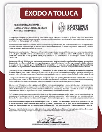 El presidente municipal de Ecatepec