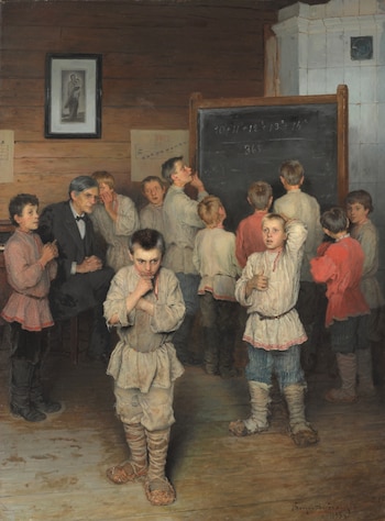 “Cálculo mental” (1895) de Nikolay