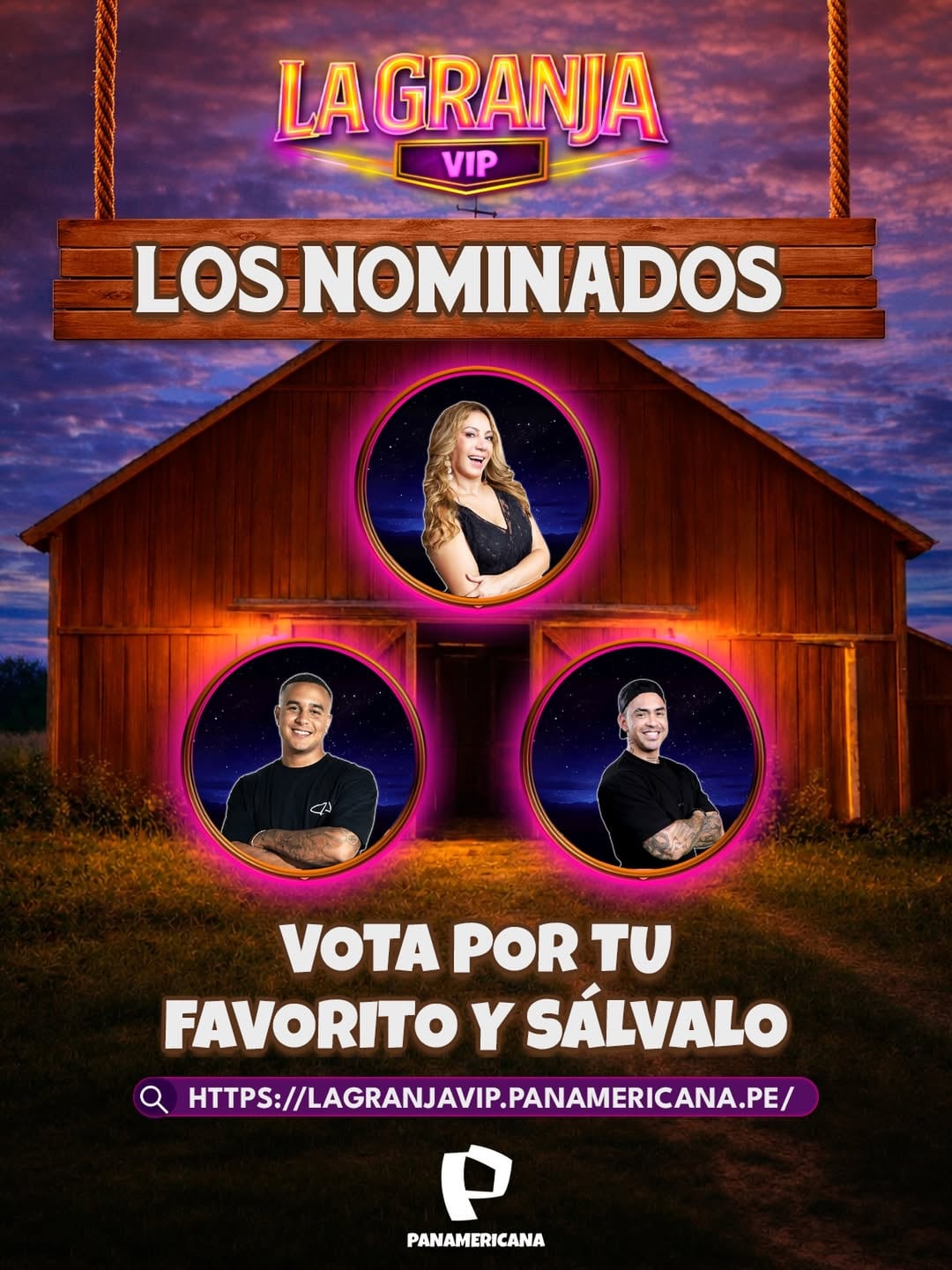 Pati Lorena, Diego Chávarri y Jesús Barco son los nominados de esta semana en La Granja VIP Perú.