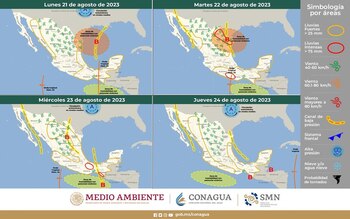 El pronóstico de lluvias se
