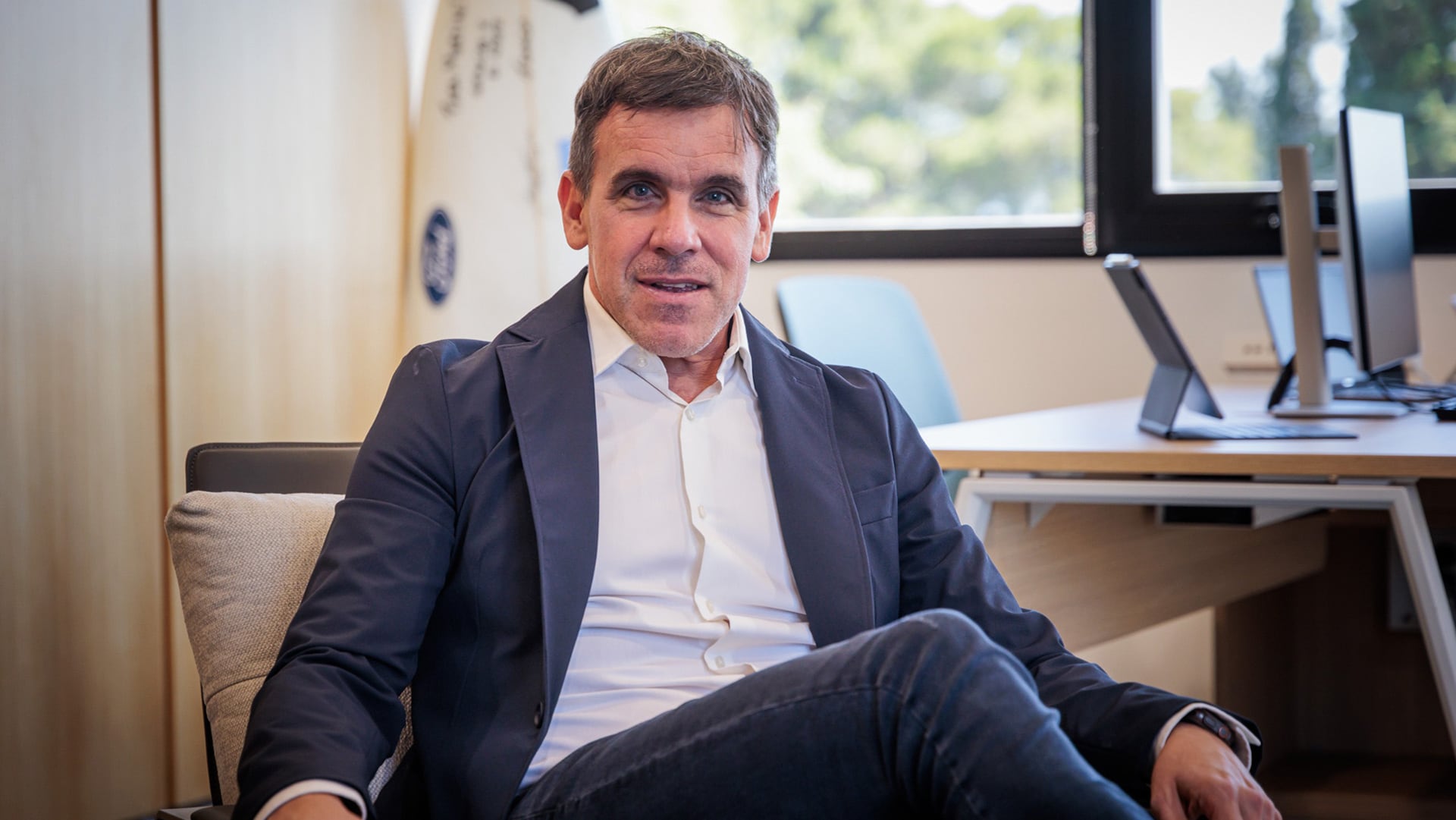 Martín Galdeano, presidente de Ford Argentina y Ford Sudamérica, recibió a Infobae en su oficina en General Pacheco (Ford Argentina)