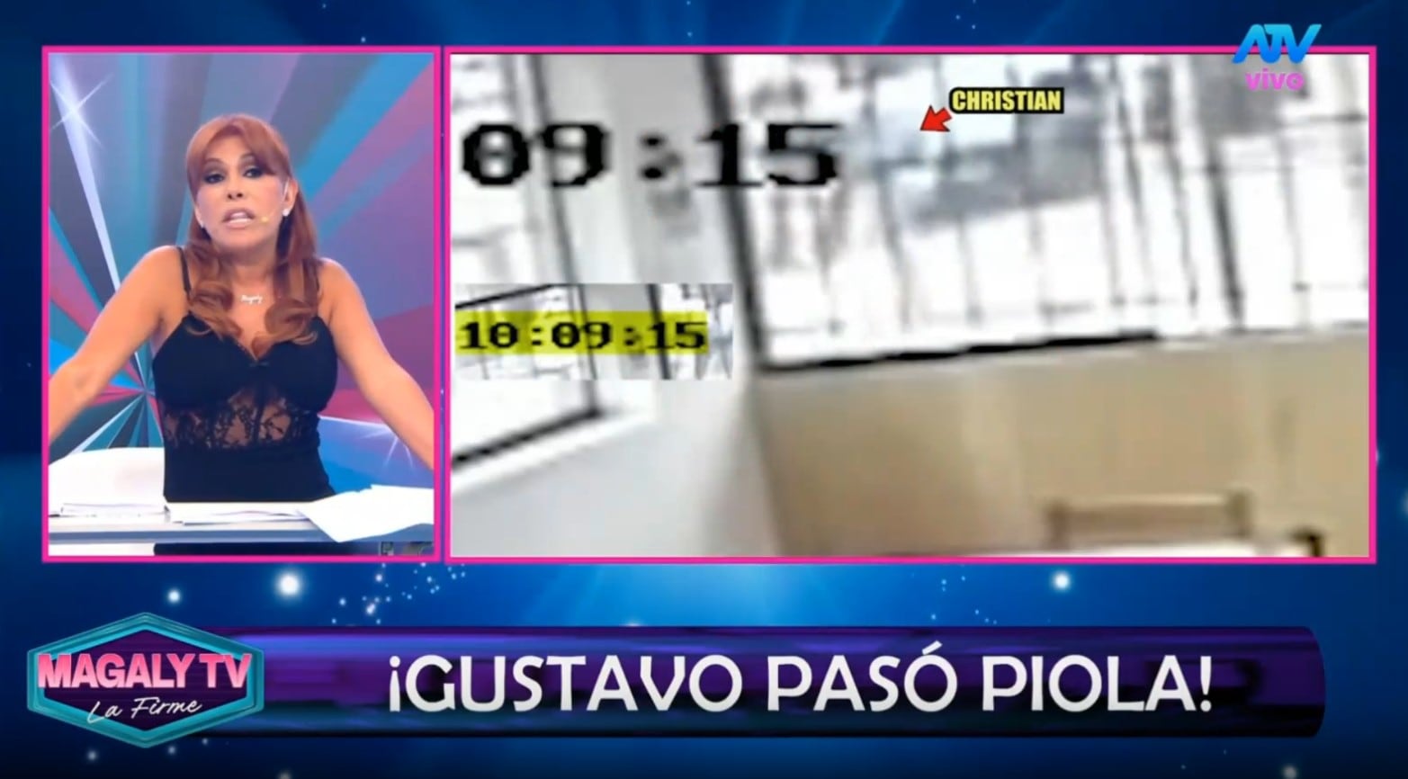 Gustavo Salcedo: Fiscalía dispone archivo de denuncia por presunto reglaje, acoso y homicidio en grado de tentativa. Captura: Magaly TV La Firme.