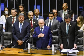 Brazil's new President Luiz Inacio