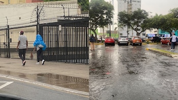 Lluvia moja a toda Lima