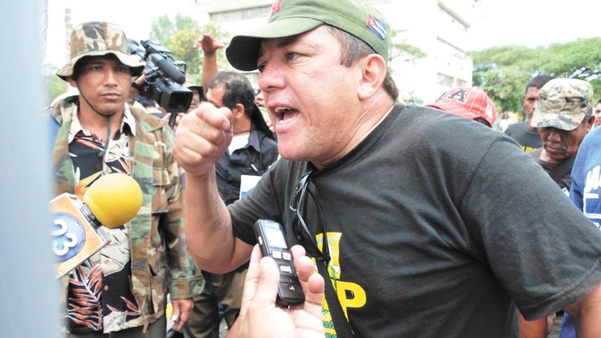 Hasta principios de 2011, Marvin Vargas era un fogoso líder de los veteranos de Guerra en Nicaragua. (La Prensa/Nicaragua)