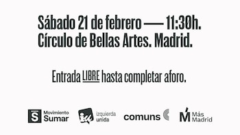 IU, Sumar, Más Madrid, y