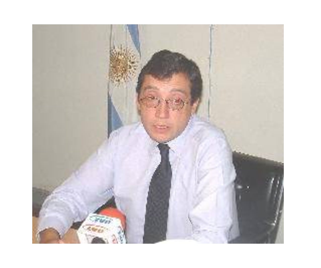Roberto Ignacio Aunati cuando ejercía como comisario de la Bonaerense