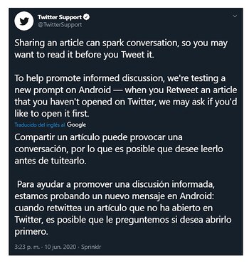 La información sobre el paso