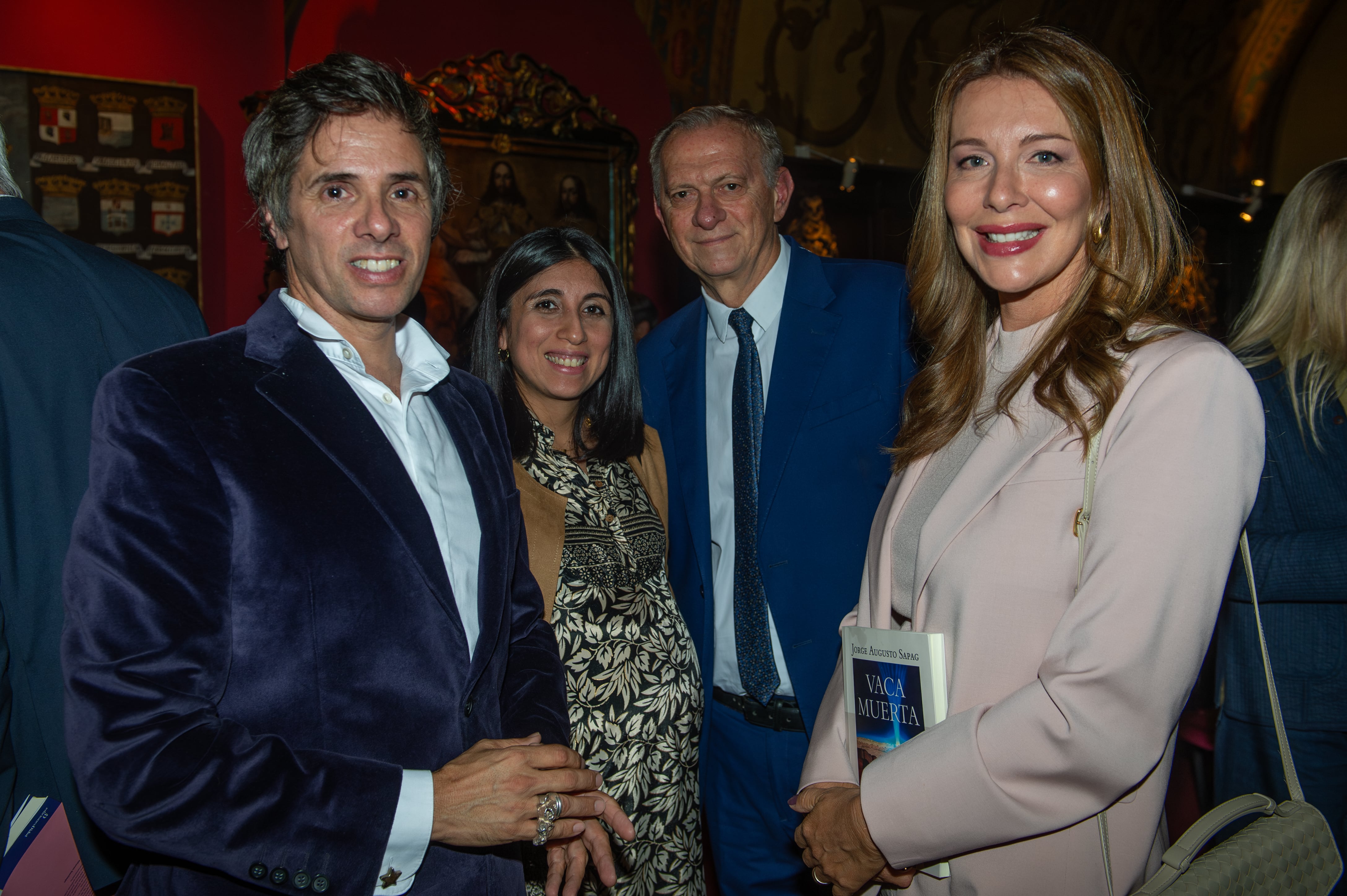 Roberto Funes Ugarte, Cintia Suárez, Marcelo Bonelli y Nunzia Locatelli de Bulgheroni