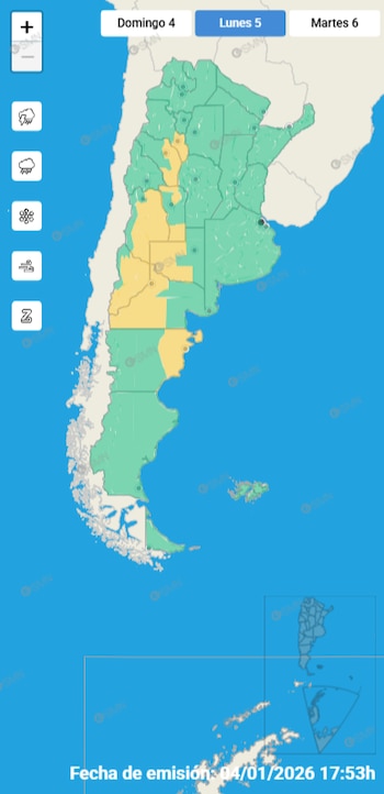 Várias províncias permanecem em alerta