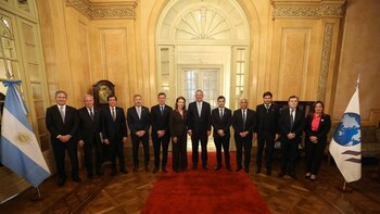 Mondino y Cormann, tras el