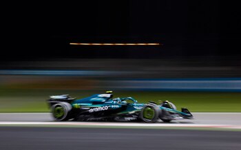 Fernando Alonso a bordo del