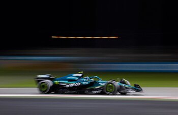 Fernando Alonso a bordo del