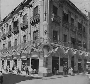 Así se veía el edificio