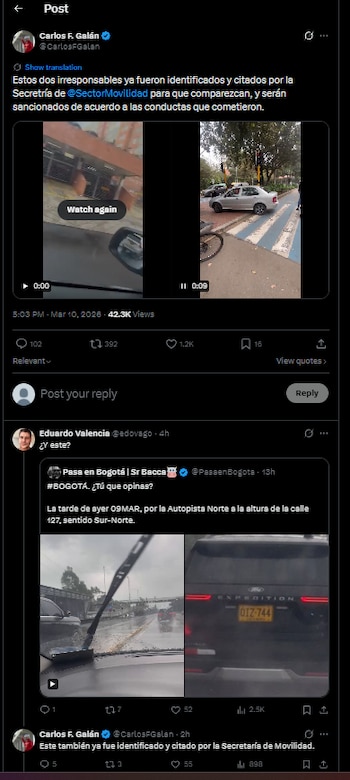 Alcalde Galán aseguró que los