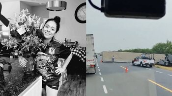 La mujer iba a festejar