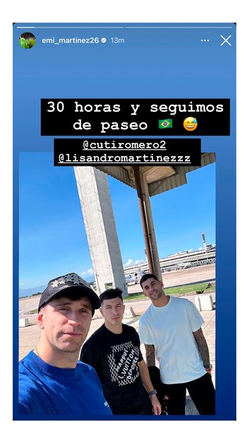 Dibu Martínez y Cuti Romero