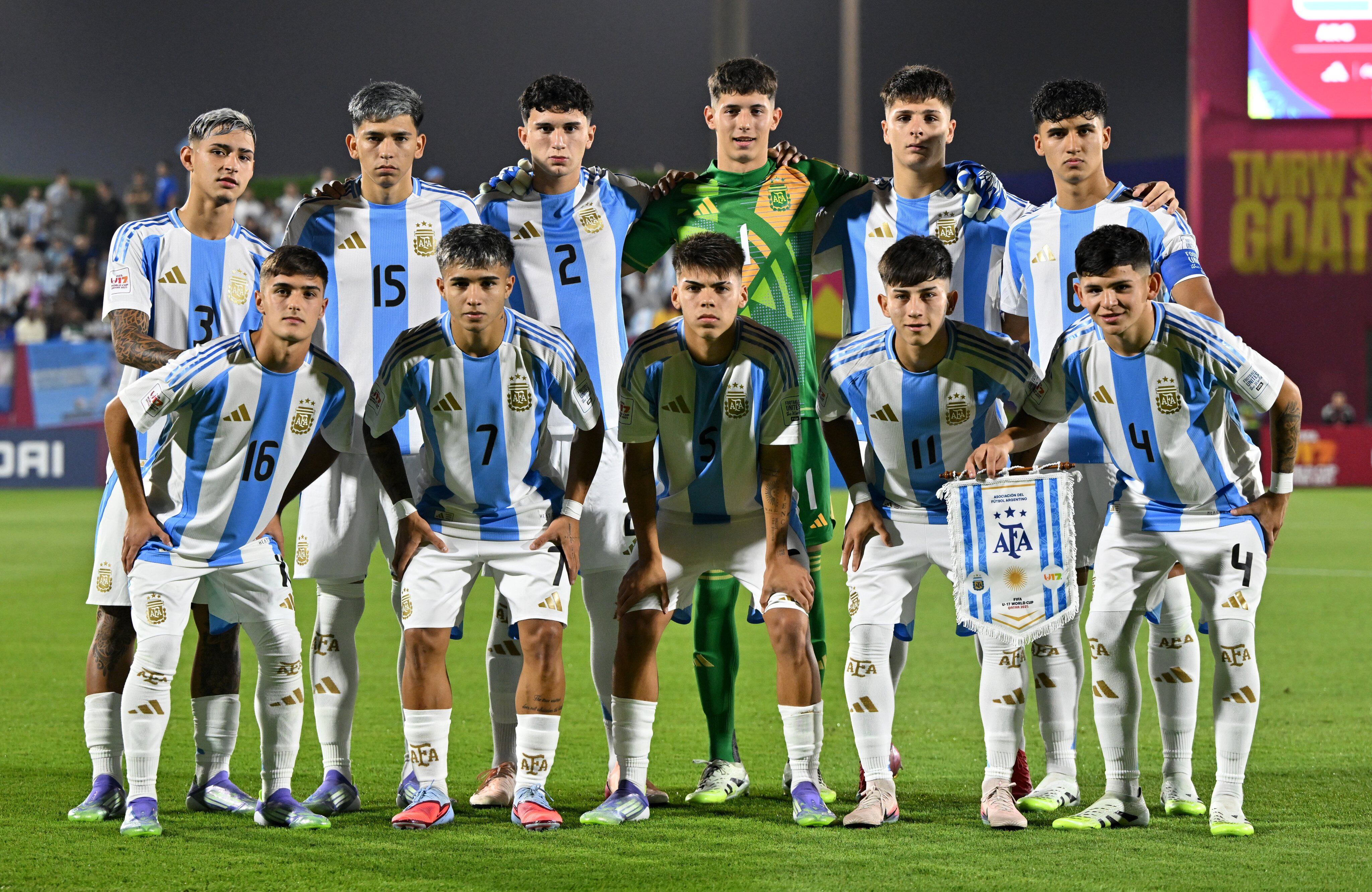 La selección argentina quedó eliminada en los 16avos de final del Mundial Sub 17 (@Argentina)