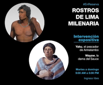 “Rostros de Lima Milenaria”, exposición del Museo Central.