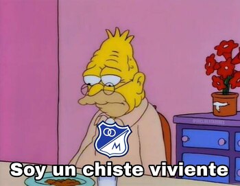 Millonarios, el chiste viviente -