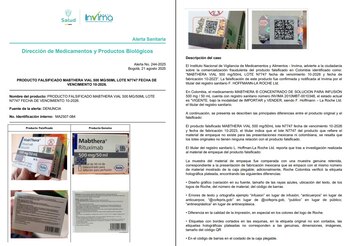 El Invima alerta sobre la