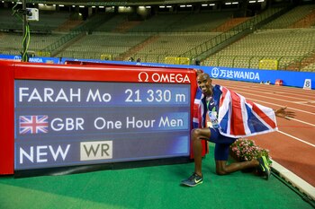 Mo Farah de Gran Bretaña