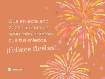 Postales e imágenes con frases motivadoras para compartir por Año Nuevo 2024