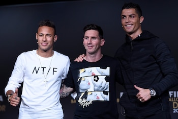 Neymar, Messi y Ronaldo ocupan el escalafón de los jugadores que disputarán la Copa Mundo 2026, con más seguidores en Instagram - EFE/Valeriano Di Domenico