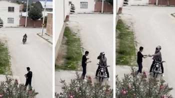 El momento fue registrado por