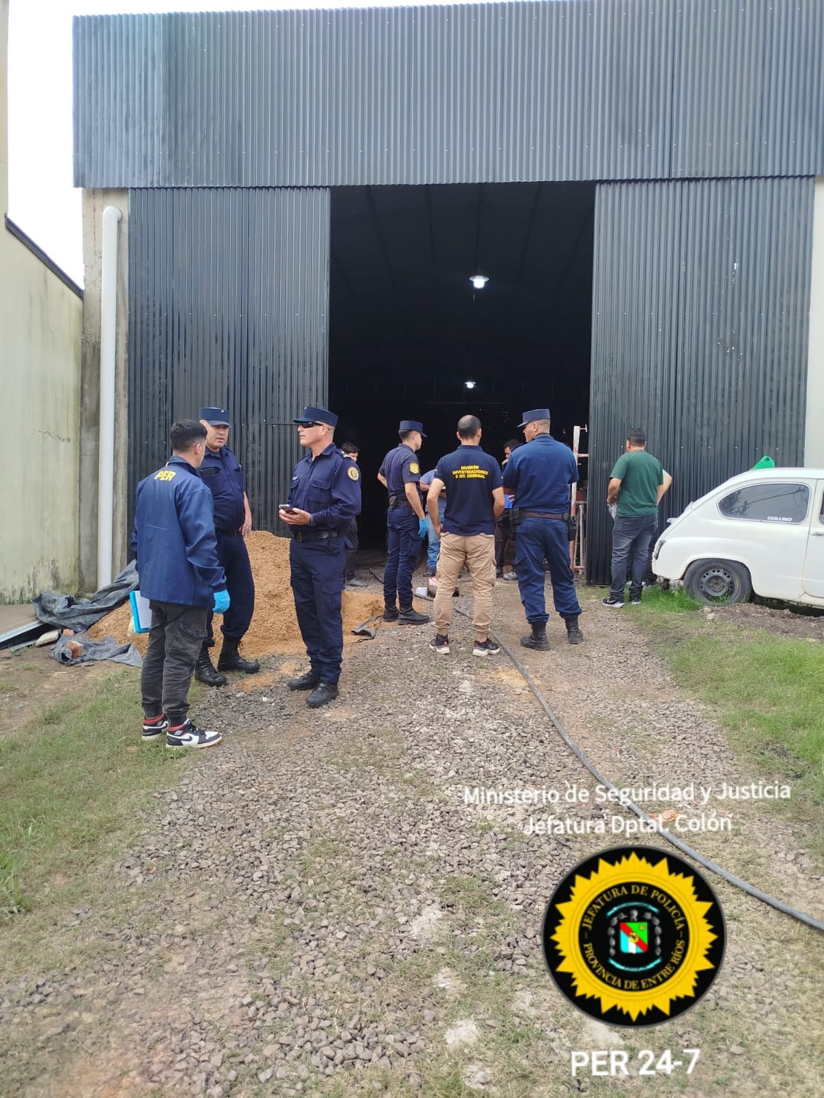 El lugar donde quedó detenido el principal sospechoso