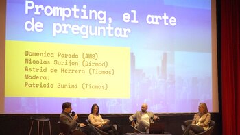 El panel “Prompting: el arte