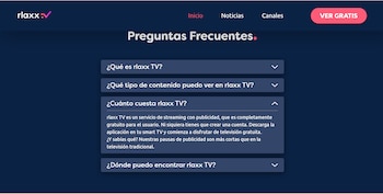 rlaxx TV es gratuita con
