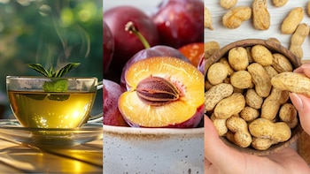 El té verde, la ciruela